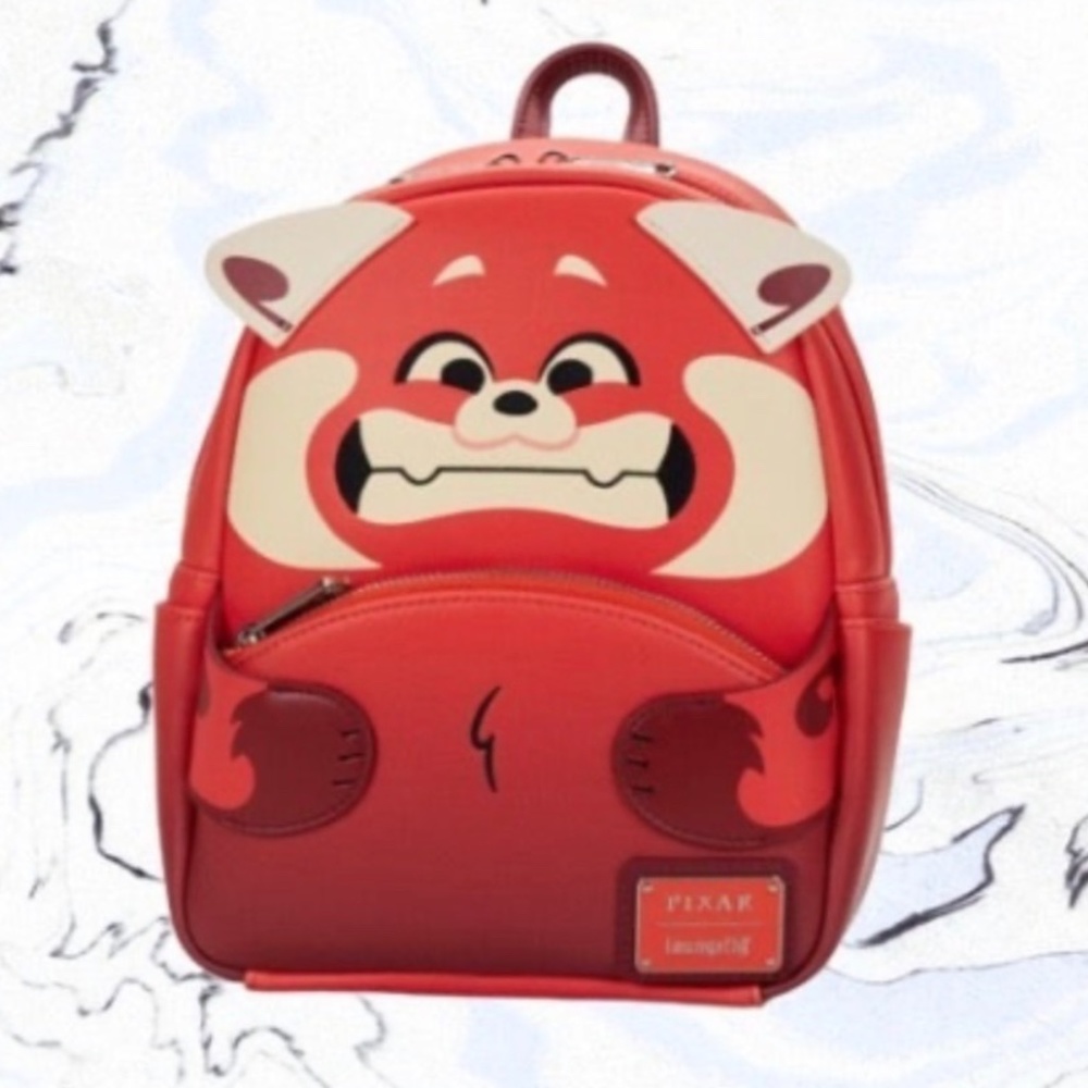 Loungefly Disney Pixar Turning Red Panda Cosplay Mini Backpack‎
